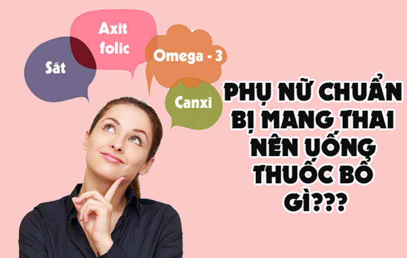 Chuẩn bị mang thai nên uống thuốc bổ gì là thắc mắc của rất nhiều người