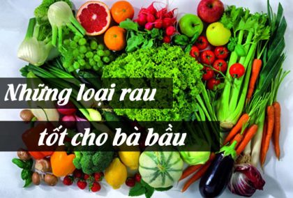 Những loại rau tốt cho bà bầu