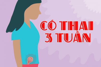 Có thai 3 tuần