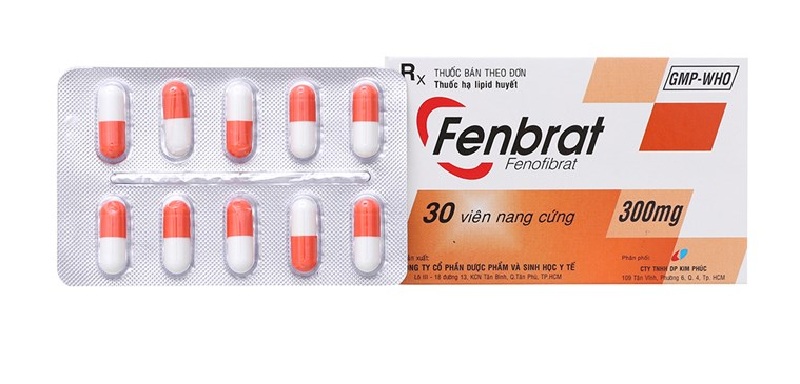 Thuốc hạ lipid huyết Fenbrat 300mg