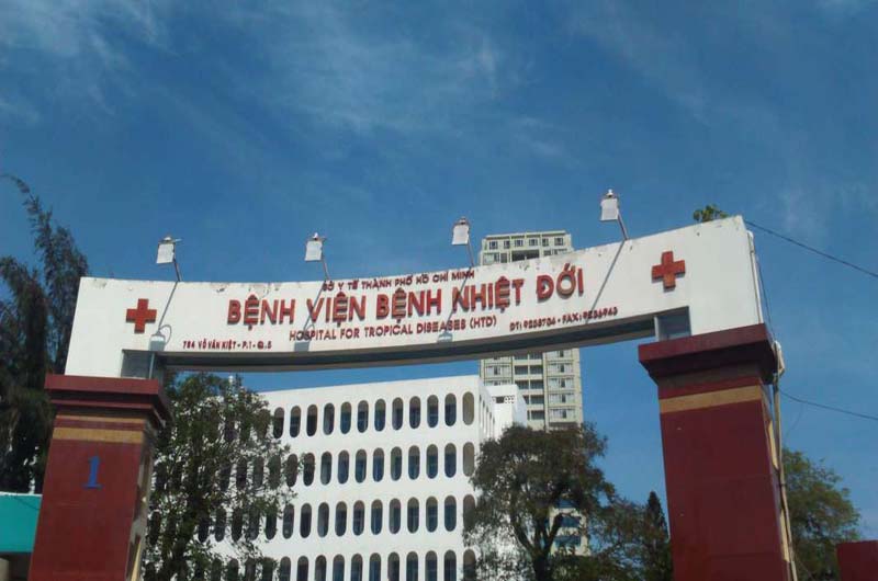 Bệnh viện Nhiệt đới Thành phố Hồ Chí Minh với tiền thân là Bệnh viện Chợ Quán