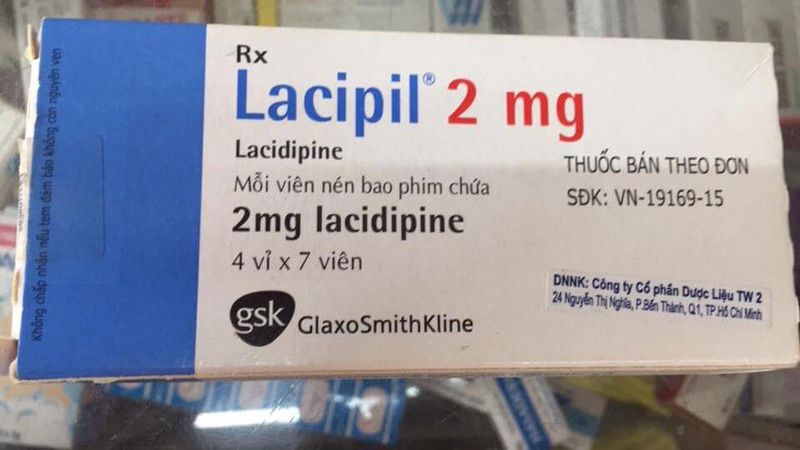 Thuốc Lacidipine dùng cho bệnh nhân bị huyết áp cao