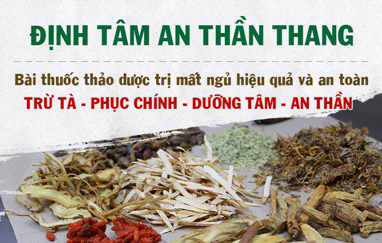 Định tâm An thần thang điều trị tận gốc mất ngủ 