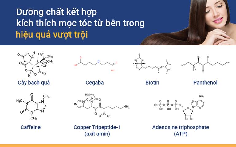 Các thành phần kết hợp mang đến hiệu quả điều trị vượt trội