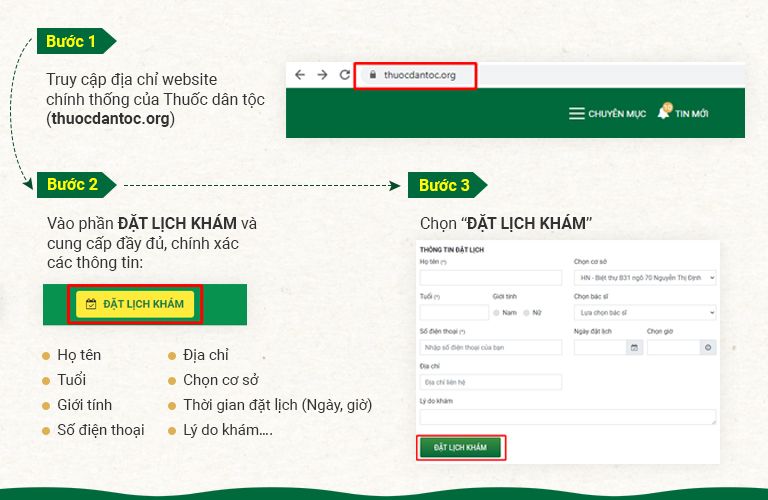 Cách đặt lịch khám bác sĩ Bùi Thanh Tùng trực tuyến