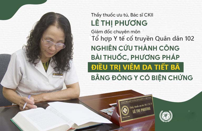 Bác sĩ Lê Phương nghiên cứu phương pháp chữa viêm da tiết bã