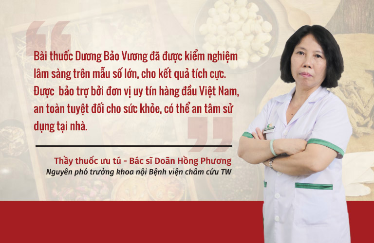 Bác sĩ Doãn Hồng Phương đánh giá cao hiệu quả và tính ứng dụng thực tiễn của bài thuốc