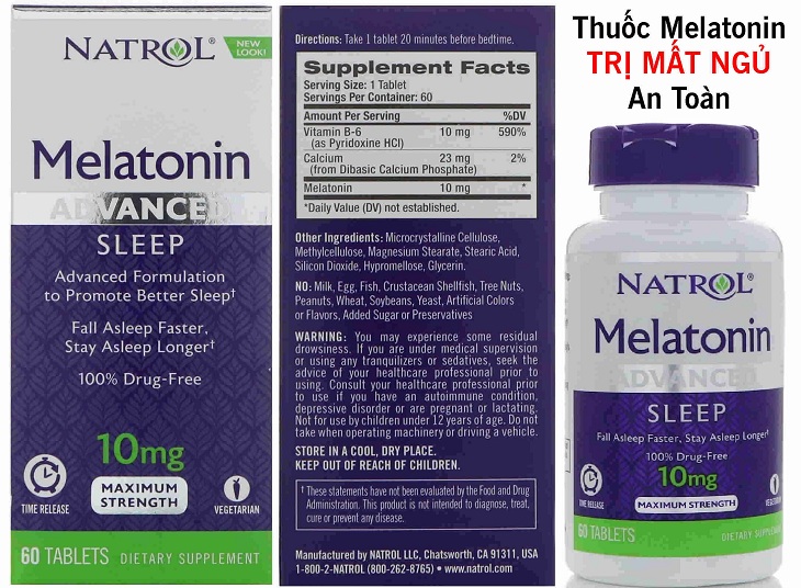 Melatonin chữa suy nhược thần kinh