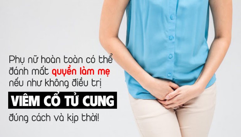 Bệnh viêm cổ tử cung có thể gây biến chứng hiếm muộn, vô sinh