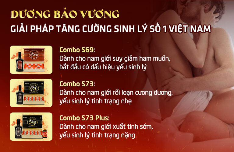 Bộ 3 combo sinh lý Dương Bảo Vương