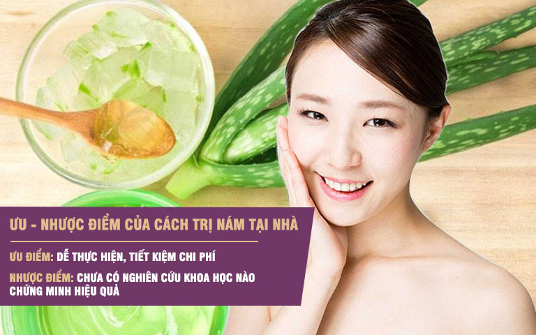 Một số ưu - nhược điểm của phương pháp trị nám mảng tại nhà