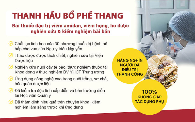 Bài thuốc được nghiên cứu kiểm nghiệm bài bản, chuyên sâu trước khi ứng dụng