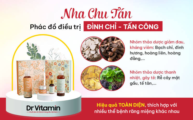 Phác đồ điều trị độc quyền của Nha Chu Tán mang lại hiệu quả dứt điểm sau 7 ngày sử dụng