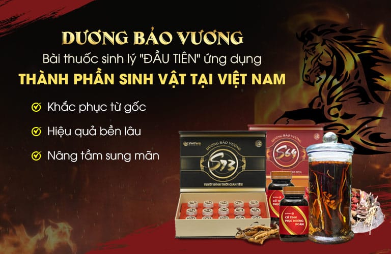 Dương Bảo Vương khắc chế bệnh yếu sinh lý tận căn nguyên, hiệu quả bền lâu