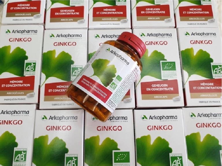 thuốc rối loạn tiền đình của Pháp Ginkgo Arkopharma