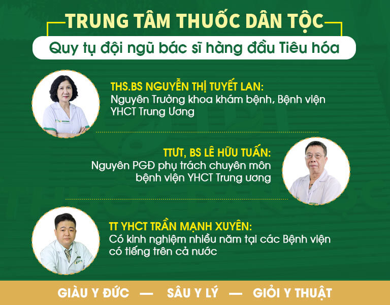 Người bệnh sẽ được thăm khám, hướng dẫn điều trị bởi các bác sĩ YHCT đầu ngành