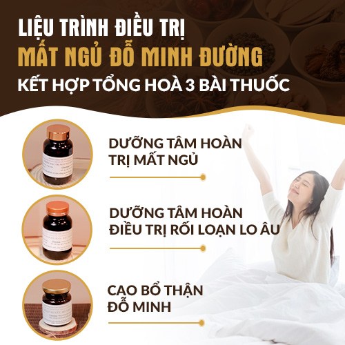 3 bài thuốc nhỏ trong Mất ngủ Đỗ Minh