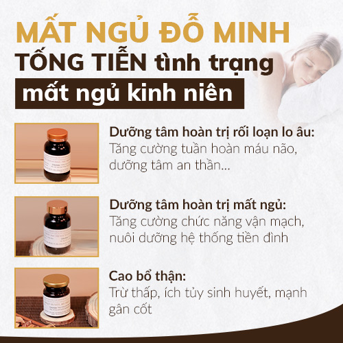 Phác đồ trị mất ngủ Đỗ Minh