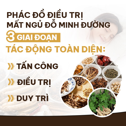 Phác đồ trị Mất ngủ Đỗ Minh 3 giai đoạn