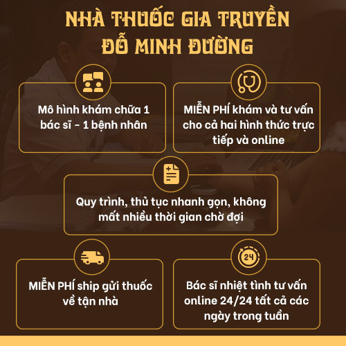 Nhà thuốc Đỗ Minh Đường miễn phí ship thuốc toàn quốc