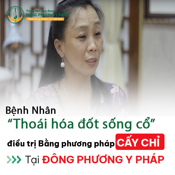 Chị Thanh Hiền - bệnh nhân thoái hóa đốt sống cổ chia sẻ