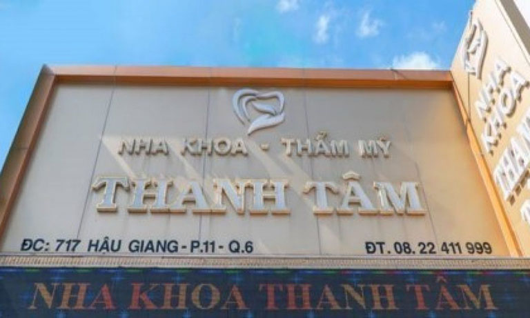 nha khoa tốt ở sài gòn Thanh Tâm