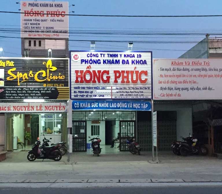 phòng khám nam khoa Hồng Phúc Cà Mau