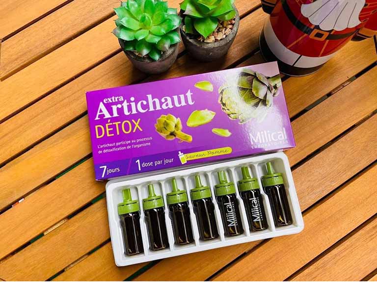 Thuốc thải độc gan của Pháp Extra Artichaut Detox 