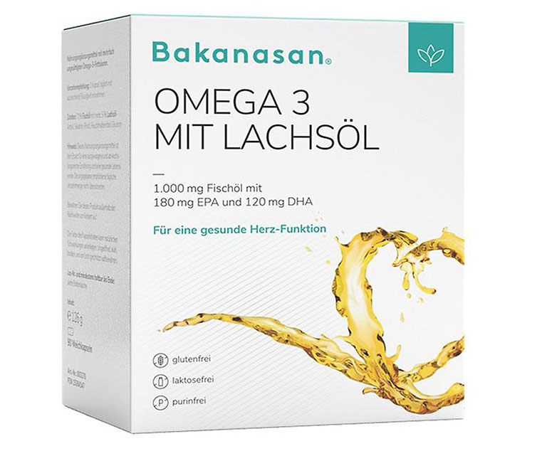 thuốc bổ não cho trẻ em của Đức Bakanasan Omega 3 Mit Lachsol