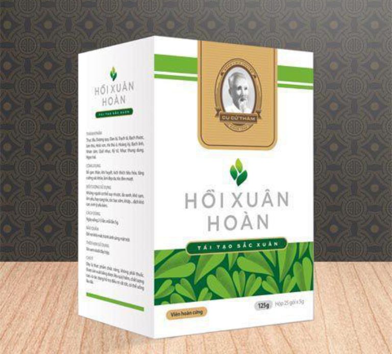 Hồi Xuân Hoàn Cụ Cử Thâm giúp bổ thận, hạn chế rụng tóc, bạc tóc