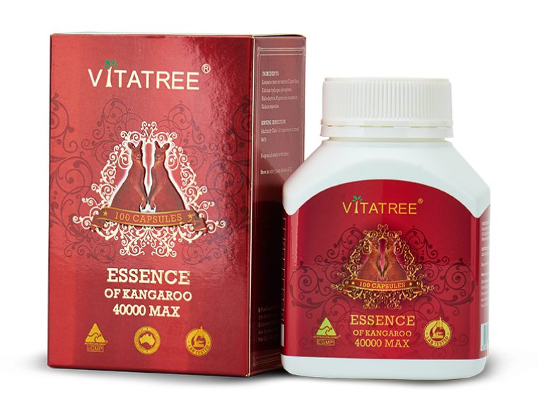 Thuốc uống bổ thận của Úc Vitatree Essence Of Kangaroo 40000 Max