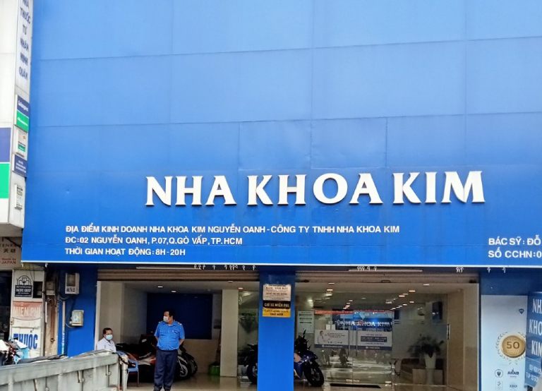 Nha khoa Kim có đến 2 cơ sở tại Quận Gò Vấp