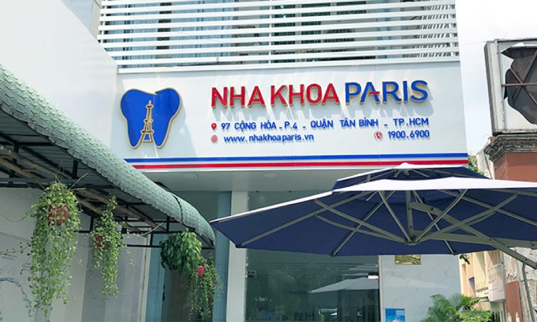 Địa chỉ của Nha khoa Paris tại quận Tân Bình