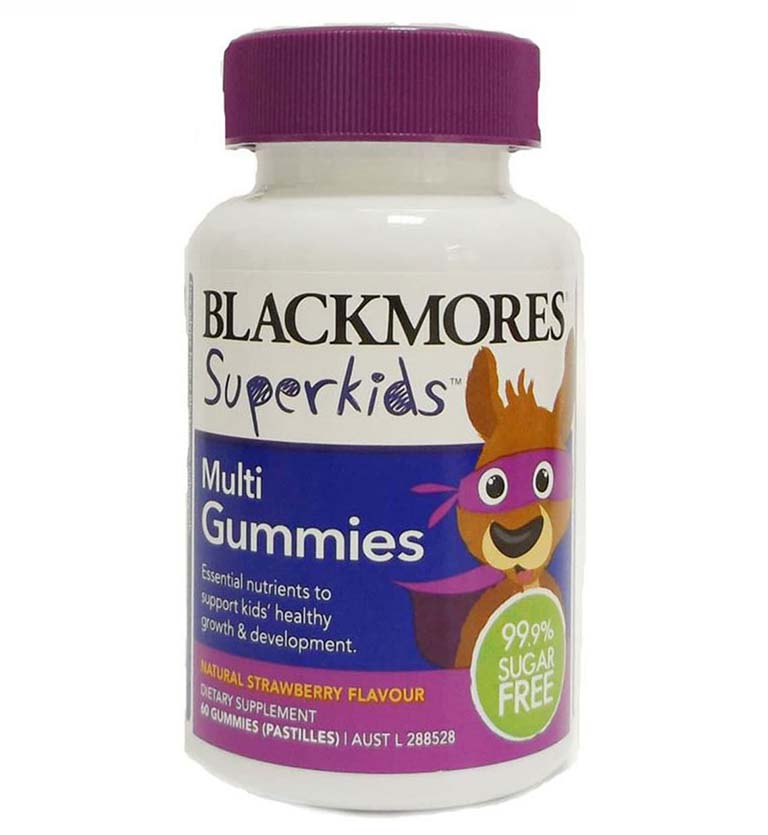 Kẹo dẻo vitamin tổng hợp cho bé của Úc Blackmores Superkids Multi Gummies