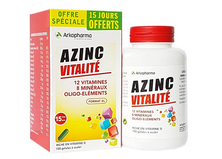 vitamin tổng hợp tăng sức đề kháng Arkopharma Azinc Vitalité 