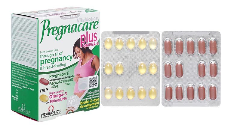 Vitamin tổng hợp cho bà bầu của Anh Pregnacare Plus 