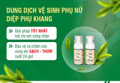 Đánh giá tốt về dung dịch vệ sinh phụ nữ Diệp Phụ Khang