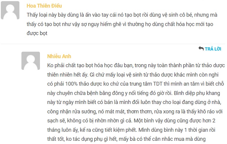 Chị Nhiễu Anh và chia sẻ về sản phẩm trên mạng xã hội