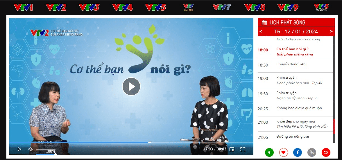 Bác sĩ Thái tham gia chương trình Cơ thể bạn nói gì