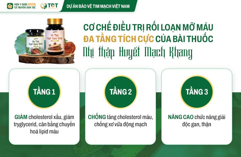 Cơ chế bài thuốc mỡ máu tại Thuốc Dân Tộc