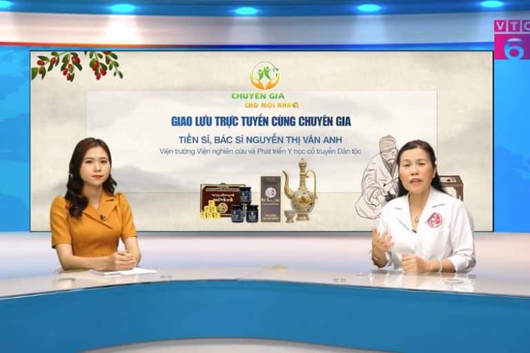 Bác sĩ Nguyễn Thị Vân Anh tham gia chương trình VTC6 Chuyên gia cho mọi nhà