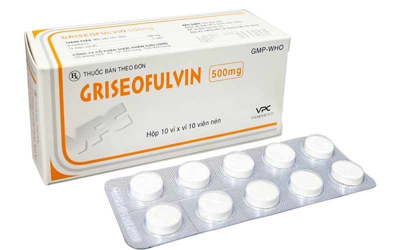 Griseofulvin là thuốc uống kháng nấm thường được chỉ định cho người bị nấm da đầu