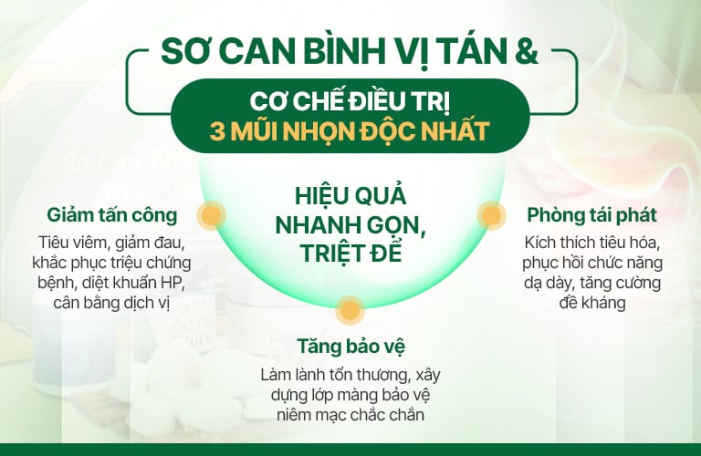 Cơ chế điều trị bài thuốc